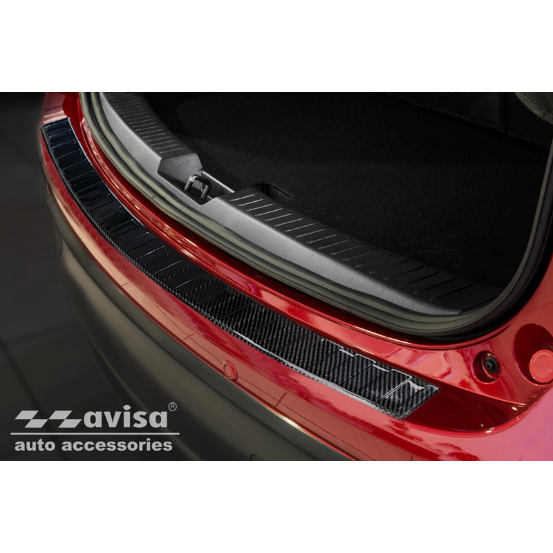 Real 3D Carbon Rear bumper protector  Mazda CX-5 2012-2017 'Ribs'
