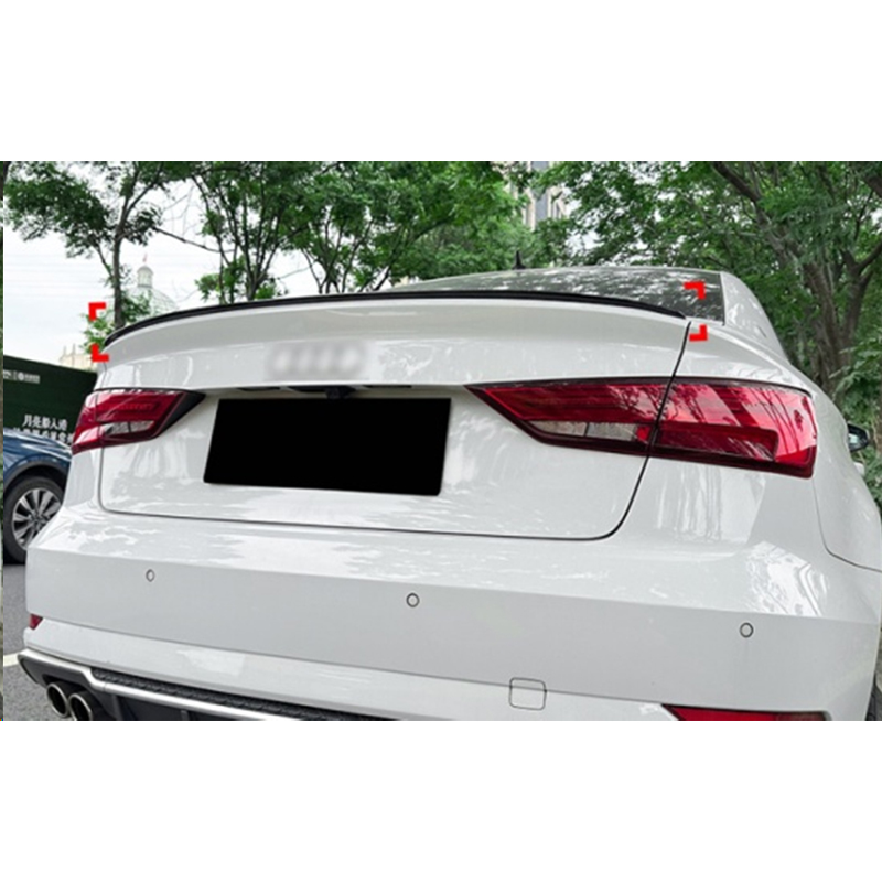 Rear spoiler  Audi A3/S3 (8V) Sedan 2013-2020 (ABS Glossy Black)