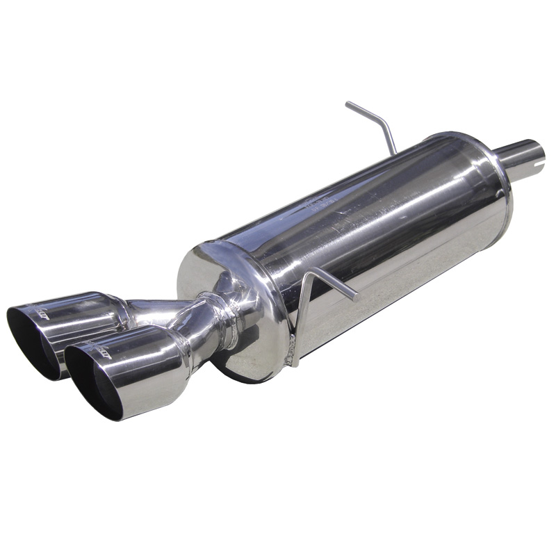 100% Inox Sport Exhaust  Ford Fiesta VII 1.6 (120HP) 9/2008- 2x80mm Racing