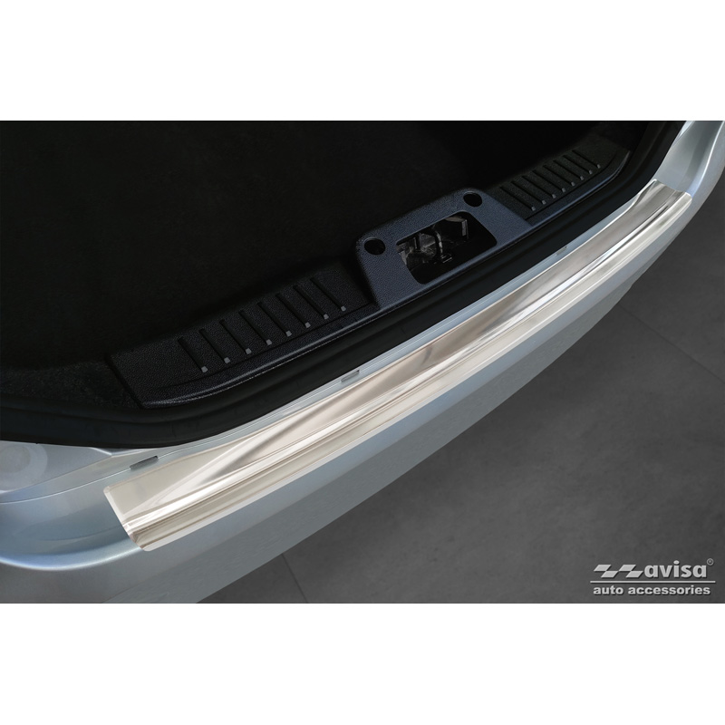 Stainless Steel Rear bumper protector  Ford Fiesta 3/5-doors 2008-2012 & FL 2012-2017 incl. Fiesta Van