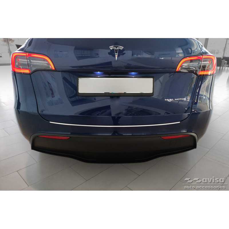 Stainless Steel Rear bumper protector  Tesla Model Y 2020-