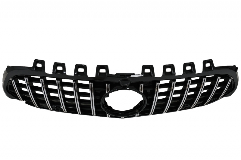 Grill passend voor Mercedes A klasse W177 GT-Look met Camera Chroom