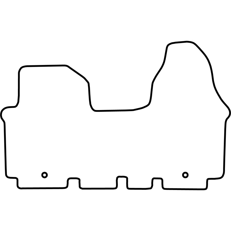 Set car mats  Opel Vivaro 2001-2014 (only front)