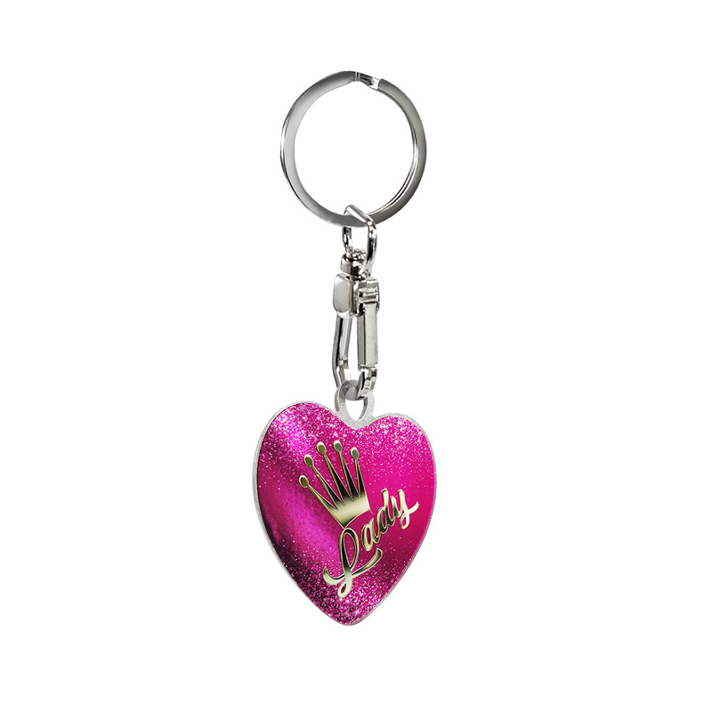 Stainless steel key chain - Lady Heart