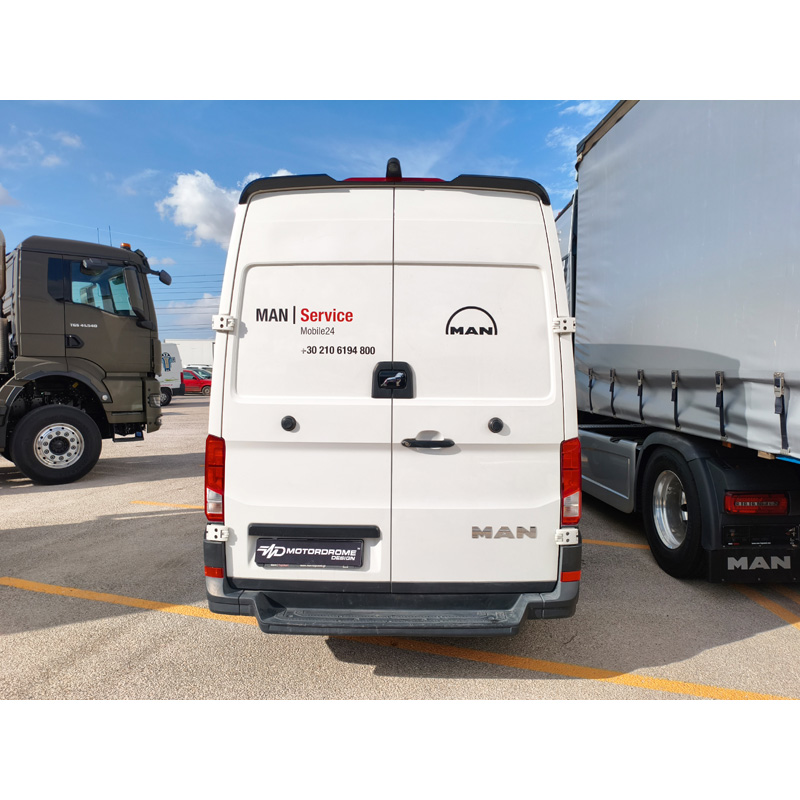 Motordrome Roof spoiler V.1  Volkswagen Crafter II (H2) 2016- & MAN TGE (H2) 2017- (PU)