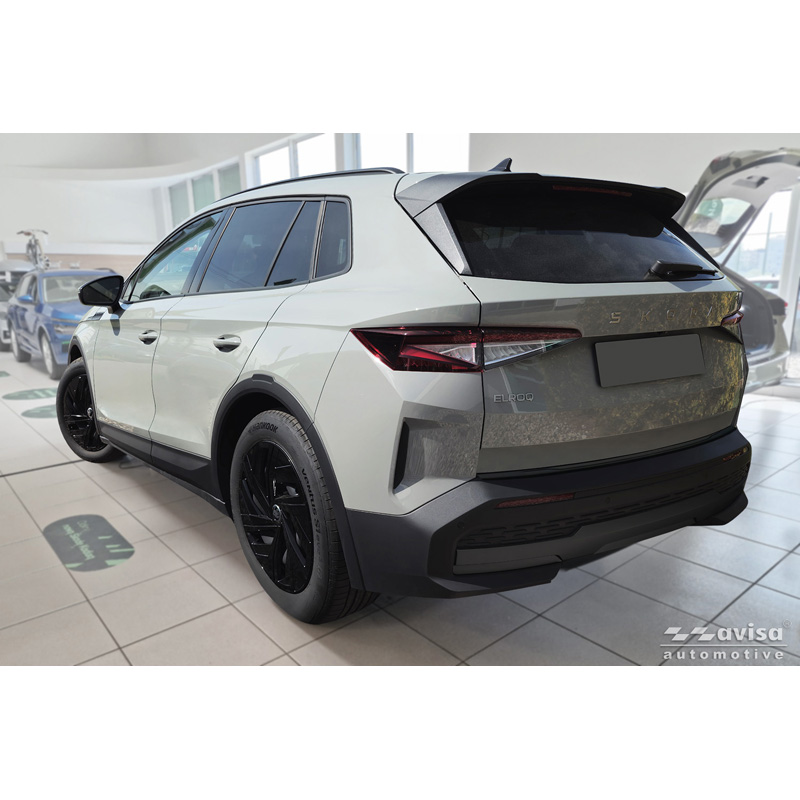 Avisa Stainless Steel Rear Bumper Protector  Skoda Elroq 2024- - Matt Black