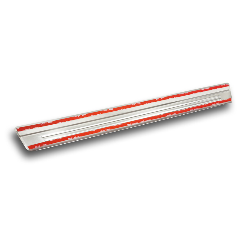 Inox door sill protectors  Mazda CX-30 2019- - 'Lines' - 4-pieces