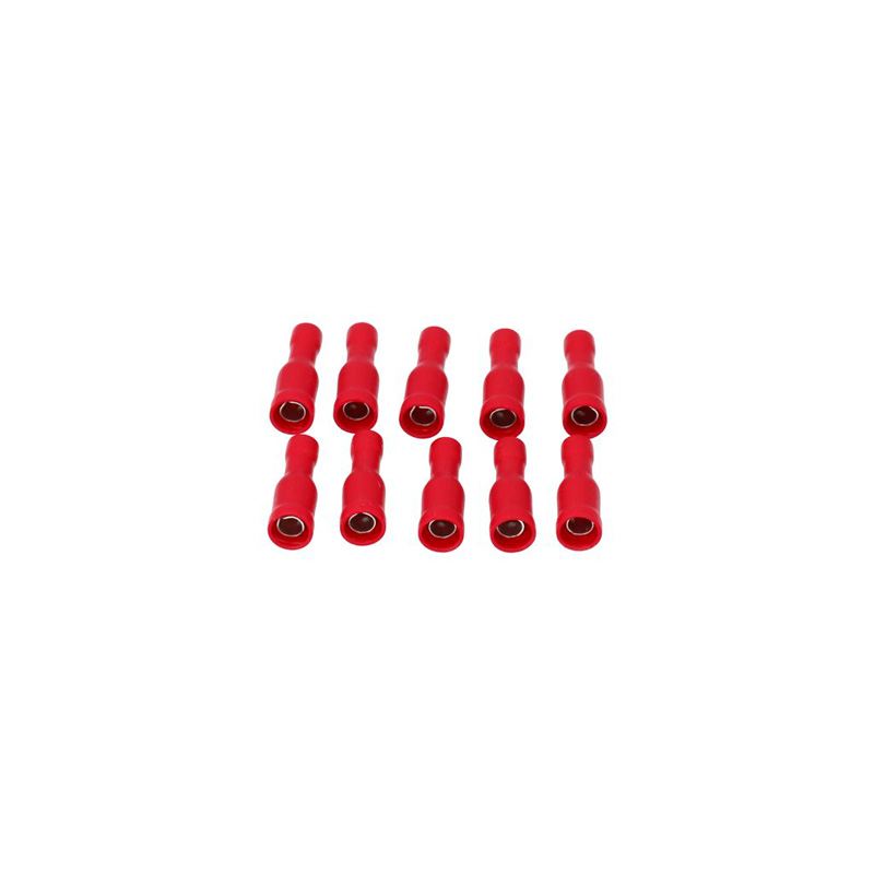 Carpoint Female Auto Bullet Terminals 548 Red Blister 10-pieces