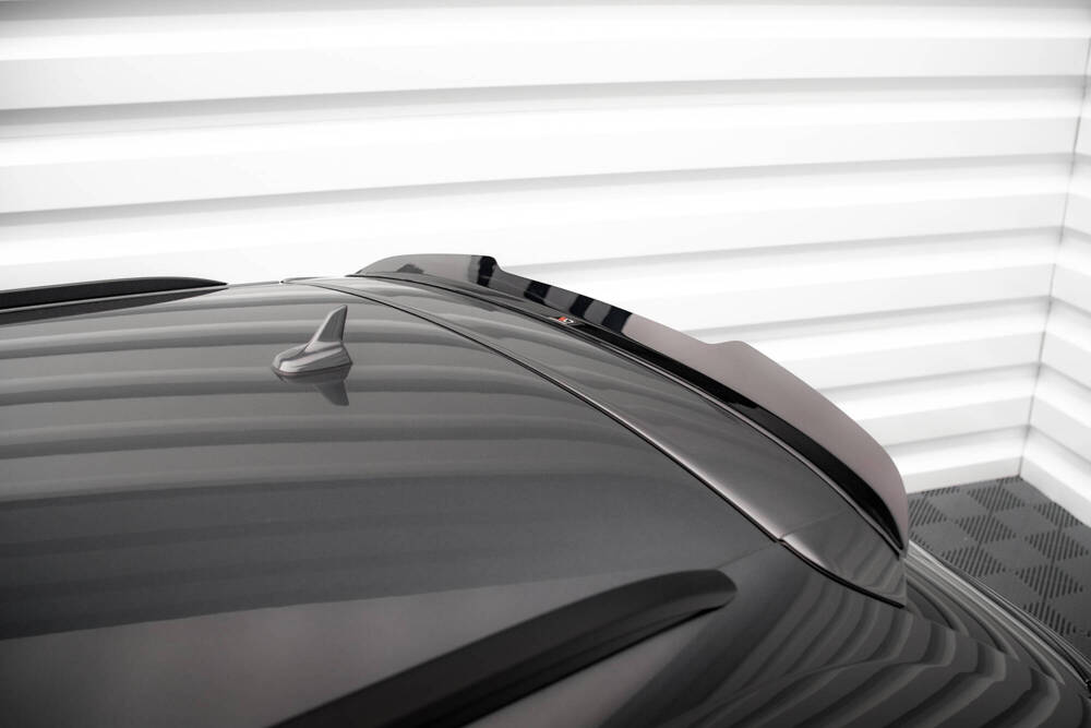 Spoiler passend voor Audi A4 S-Line / S4 Avant B8 FL Maxton Glans Zwart