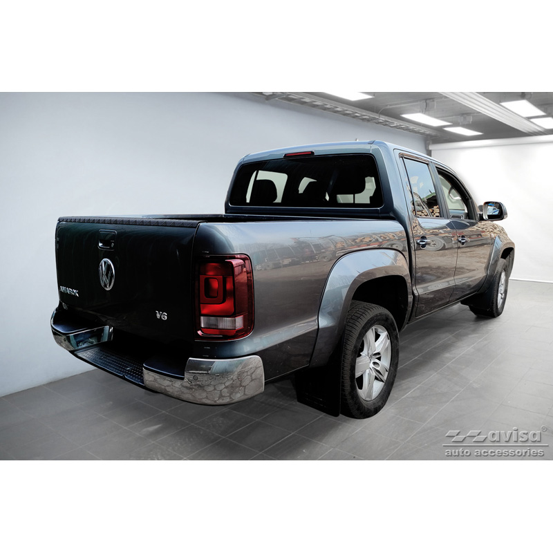 Aluminium Tailgate protector  Volkswagen Amarok 2010- Black