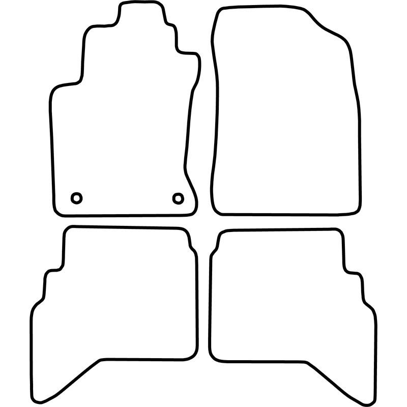 Set car mats  Daihatsu Terios 2010-