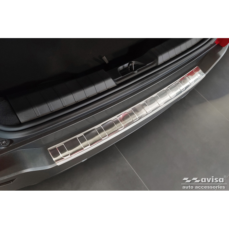 Stainless Steel Rear bumper protector  Jeep Avenger incl. EV 2023- 'Ribs'