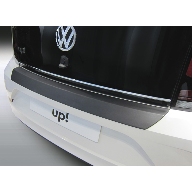 ABS Rear bumper protector  Volkswagen Up! incl. GTi 7/2016- Black