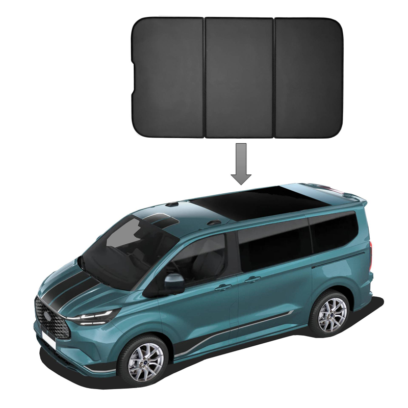 SunClip Panoramic Roof Sunshades  Volkswagen T7 Caravelle (L1) 2024- & Ford Tourneo Custom (L1) 2023-