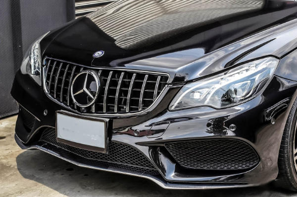 Grill passend voor Mercedes C207 W207 A207 Facelift (2013-2017) Coupe Cabrio GTR Look Glans Zwart/Chroom
