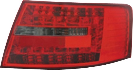LED Tail lights Audi A6 B5 Sedan 6/04-10/08 Red/Smoke