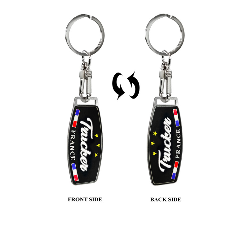 Stainless steel key chain - Trucker/France