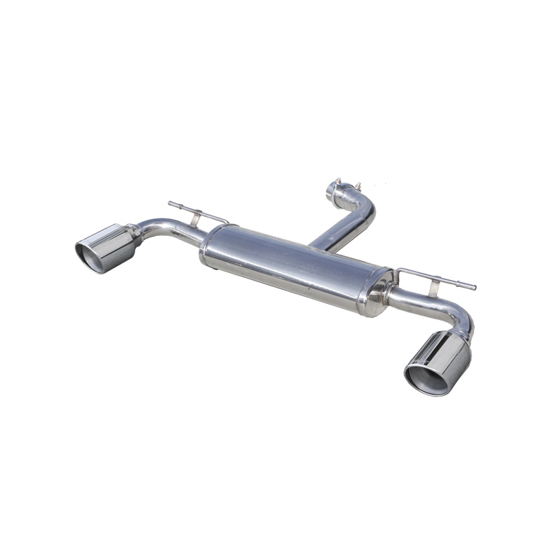 100% Inox Double Sport Exhaust  Volkswagen Golf VII GTI Clubsport 2.0 TSI 265hp-290hp-310hp 2016- 1x100mm X-Race