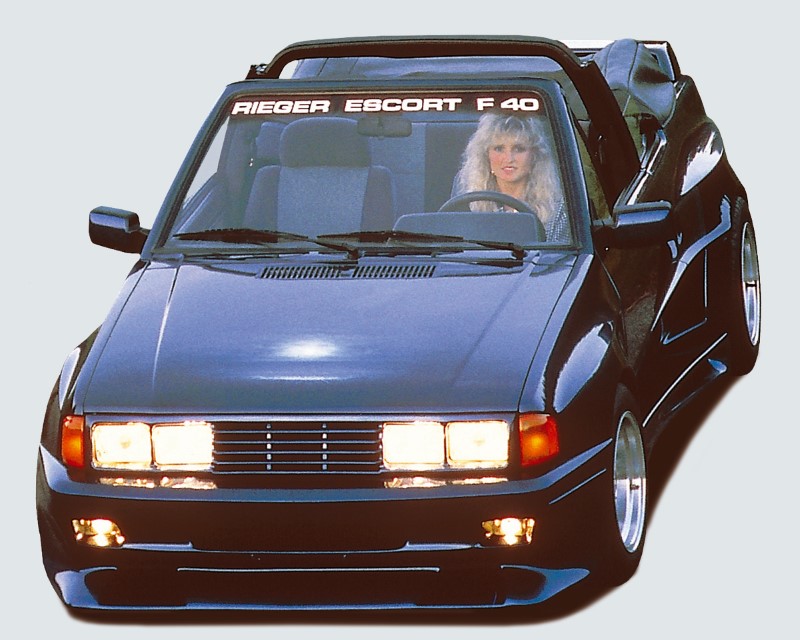 Zijpanelen Ford Escort Cabrio wideversion ll Rieger