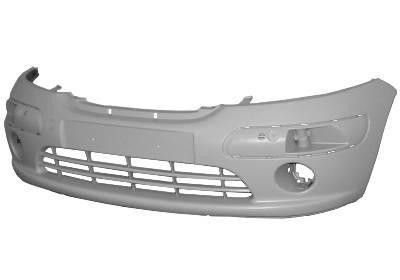 voorbumper met mistlampgaten, in primer Citroën C3, 2002-2007