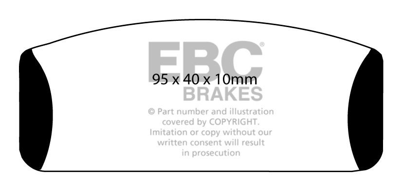 EBC Brakes OPEL Movano 2.5 TD (15" Wheels) 98-2010 Remblokken vo