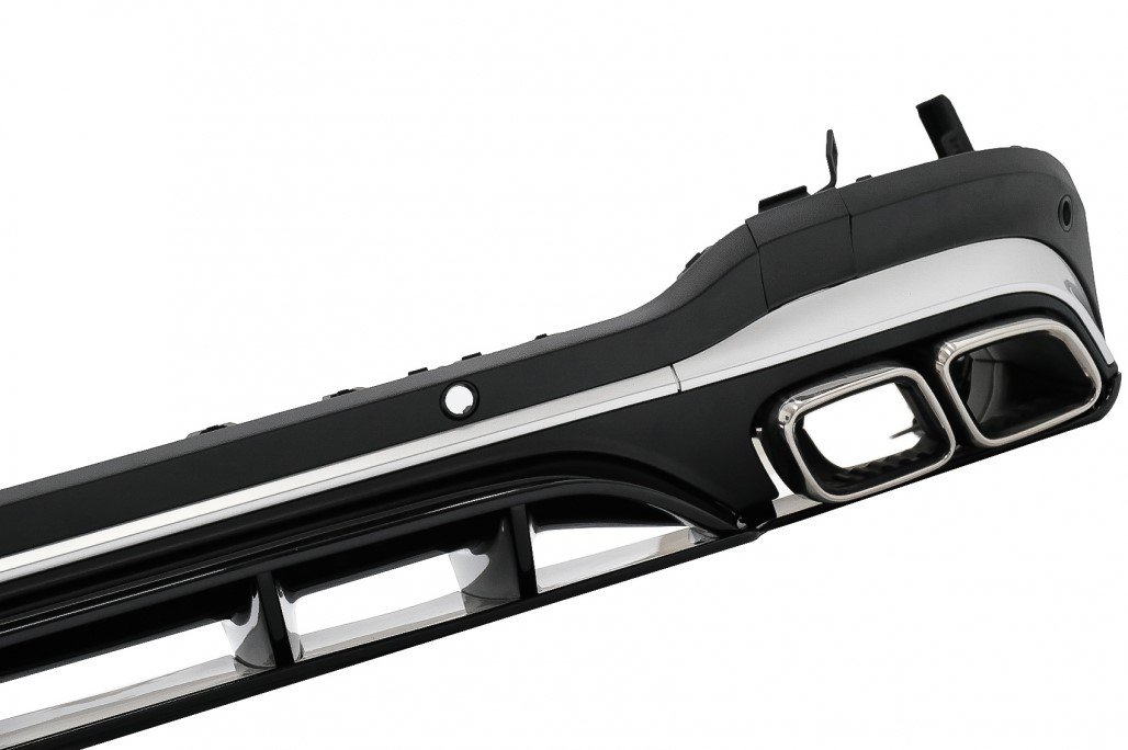 Diffuser passend voor Mercedes GLC X253 (2020-..) Facelift GLC63 incl. Uitlaat Stukken