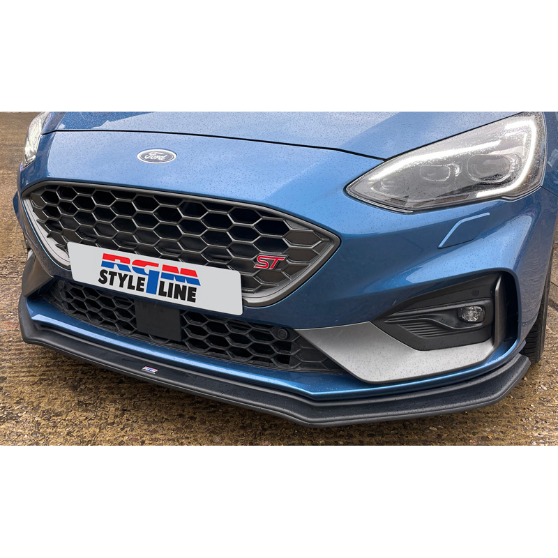 RGM Front spoiler  Ford Focus IV ST & ST-Line 2018- - Black (ABS)
