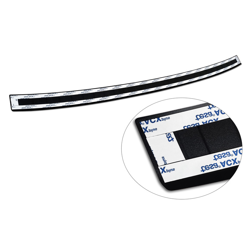 Matt Black Stainless Steel Rear bumper protector  Volkswagen Golf VIII HB 5-doors 2020-2024 & FL 2024-