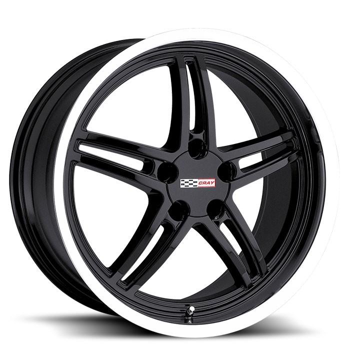 Velgen Cray Scorpion 19x10,5 5x120,65 ET65 Glanzend Zwart + Mach