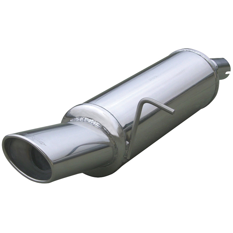 100% Inox Sport Exhaust  Ford Fiesta 1.4 TDCi (68HP) 2002- 120x80mm
