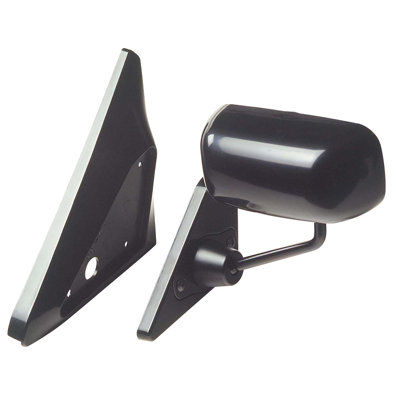 Set universal sport mirrors 'F1' black (manual adjustment)