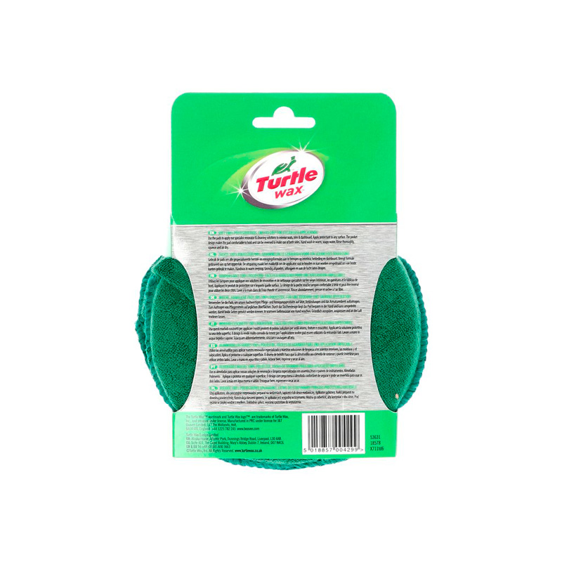 Turtle Wax X711td Applicator pads Cotton 2 Pieces