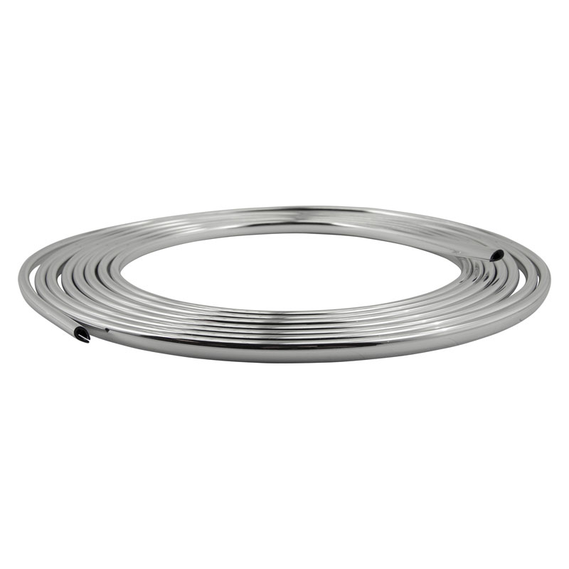 Universal self-adhesive Chrome list - U-profile / Length 5 meter