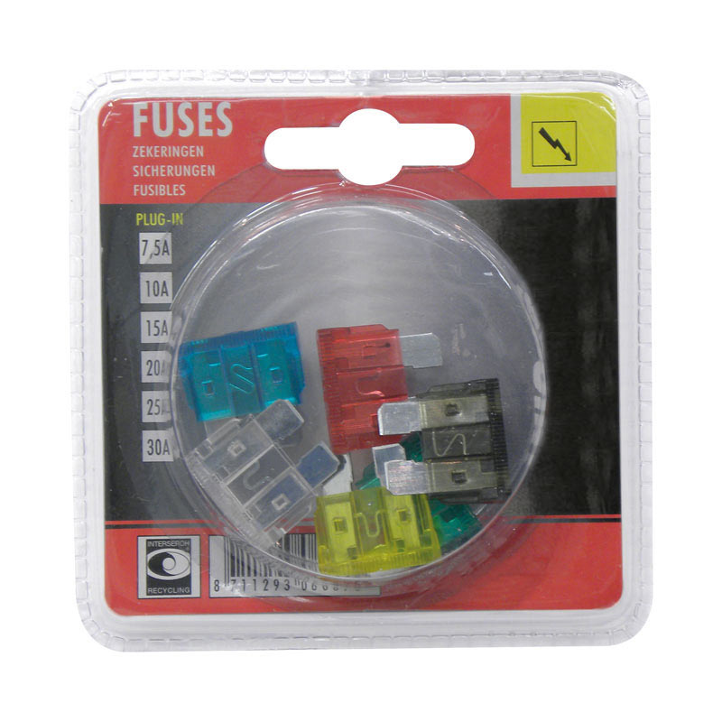Carpoint Blade Fuse Kit 7.5-30A 6-pieces