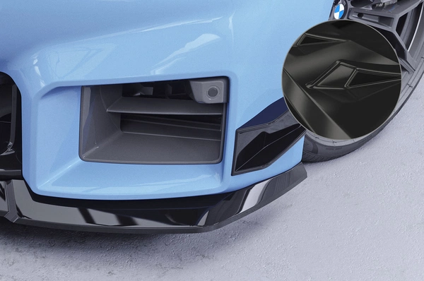 Gloss Black Performance Flaps BMW M2 G87 Coupe – CSR Automotive Racing Canards with ABE