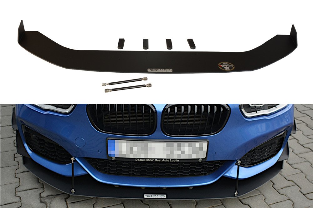Voorspoiler Diffuser passend voor BMW 1-Serie F20/F21 Facelift M-Power V2