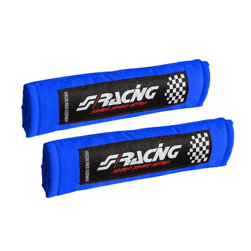 Simoni Racing Seat Belt Pads Sport - Blue - 2 pieces