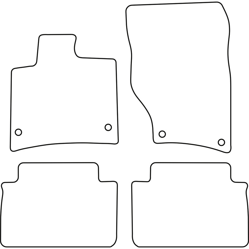 Set car mats  Audi Q7 2006-2015