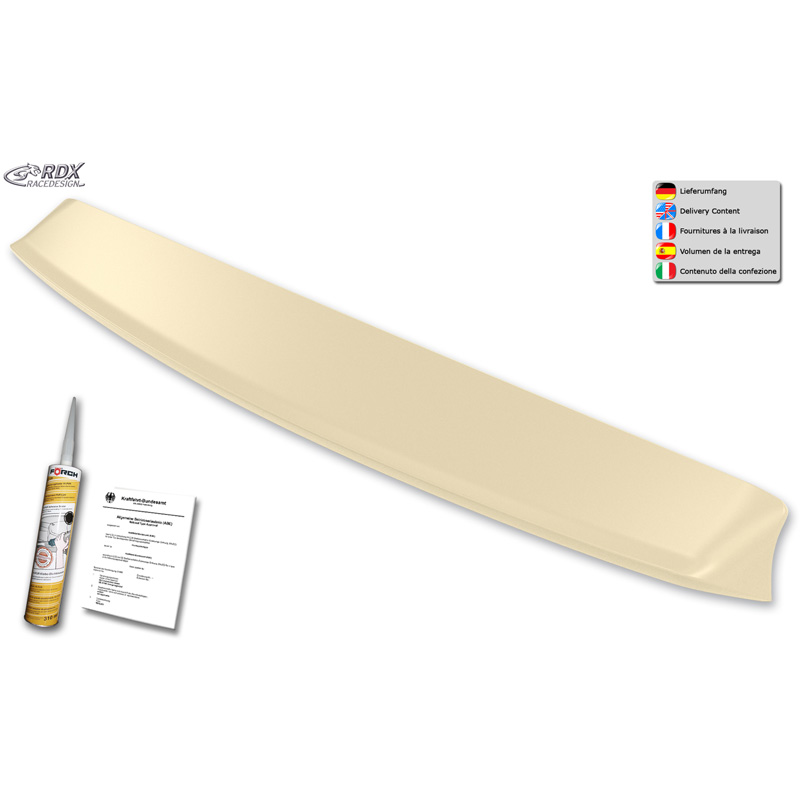 Roof spoiler  Ford Tourneo Custom & Transit Custom 2012-2018 & FL 2018- (with hatch) (PUR-IHS)