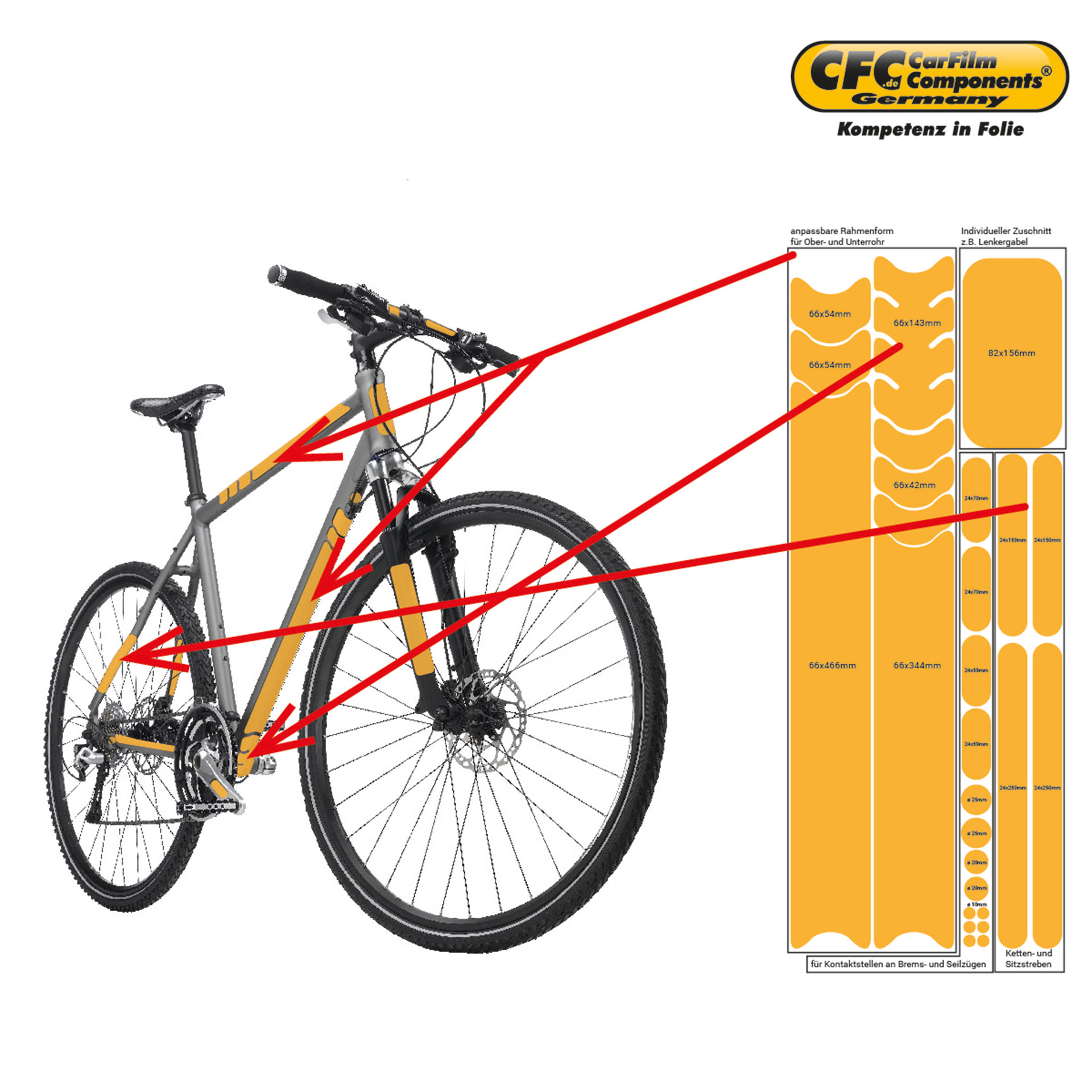 Frame Protector Universal For All Bike Frames