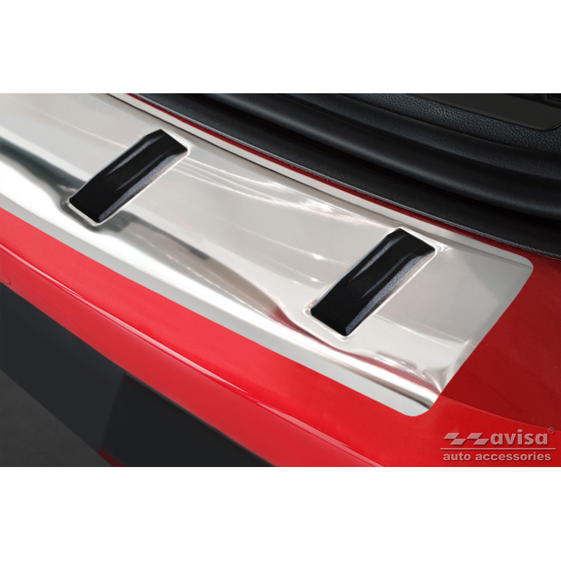Stainless Steel Rear bumper protector  Seat Leon ST (5F) 2013-2017 & Facelift 2017-2020 'STRONG EDITION'