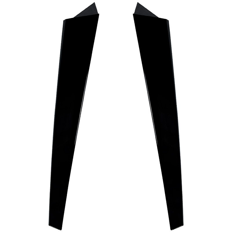 Set rear window side spoilers  Audi A3 (8V) Sportback S-Line 2012-2020 (ABS Glossy Black)