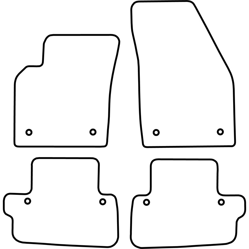 Set car mats  Volvo C70 2006-