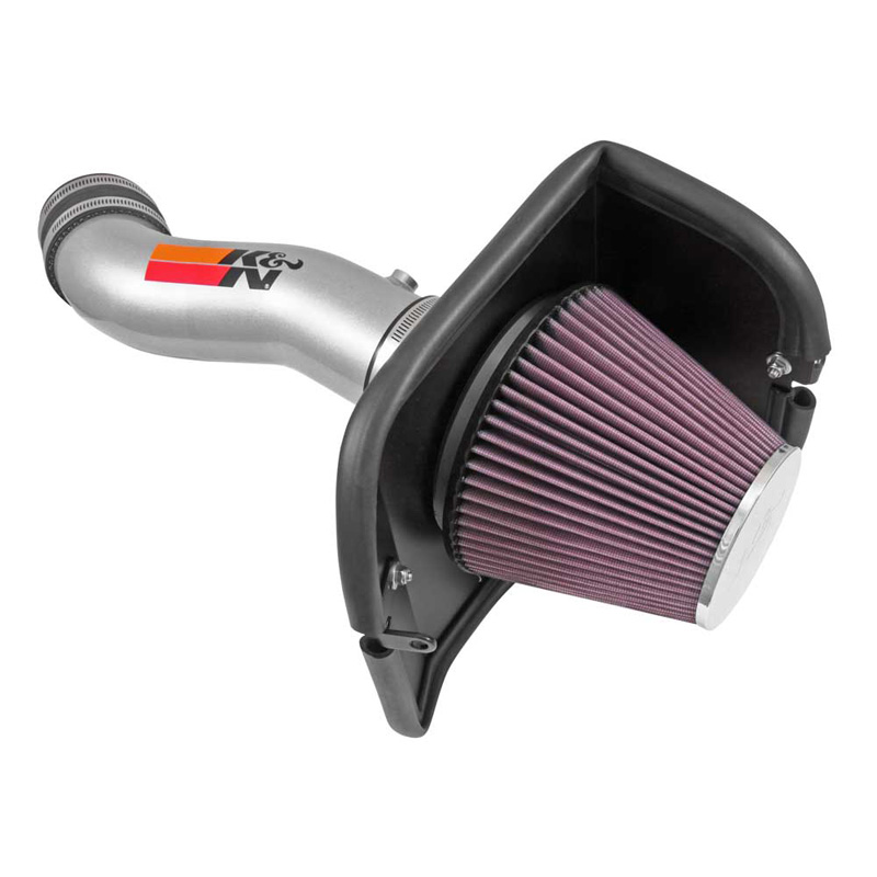 K&N High Performance Air Intake Kit  Jeep Cherokee 3.2L V6 2014-2018 - Silver (77-1569KS)
