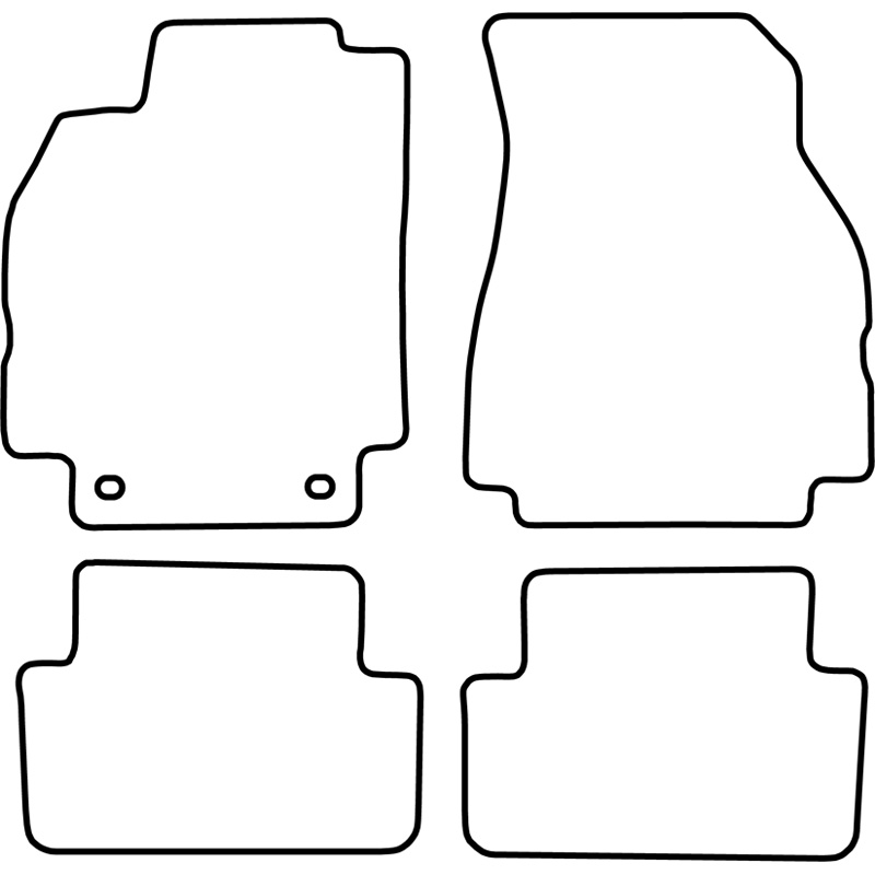 Set car mats  Renault Megane 2003-2009 excl. CC