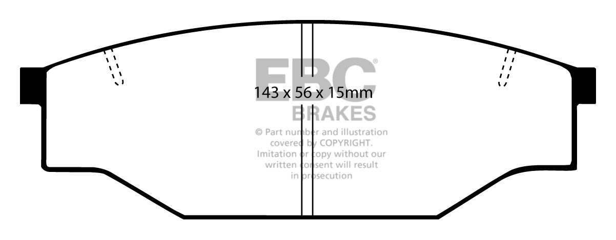 EBC Brakes TOYOTA BEDRIJFSWAGEN Hi-Lux 2.4 D (LN85) 93-97 Remblo