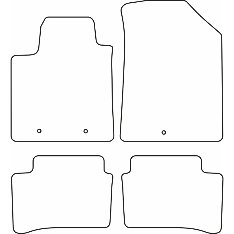 Set car mats  Hyundai i10 2013-2020