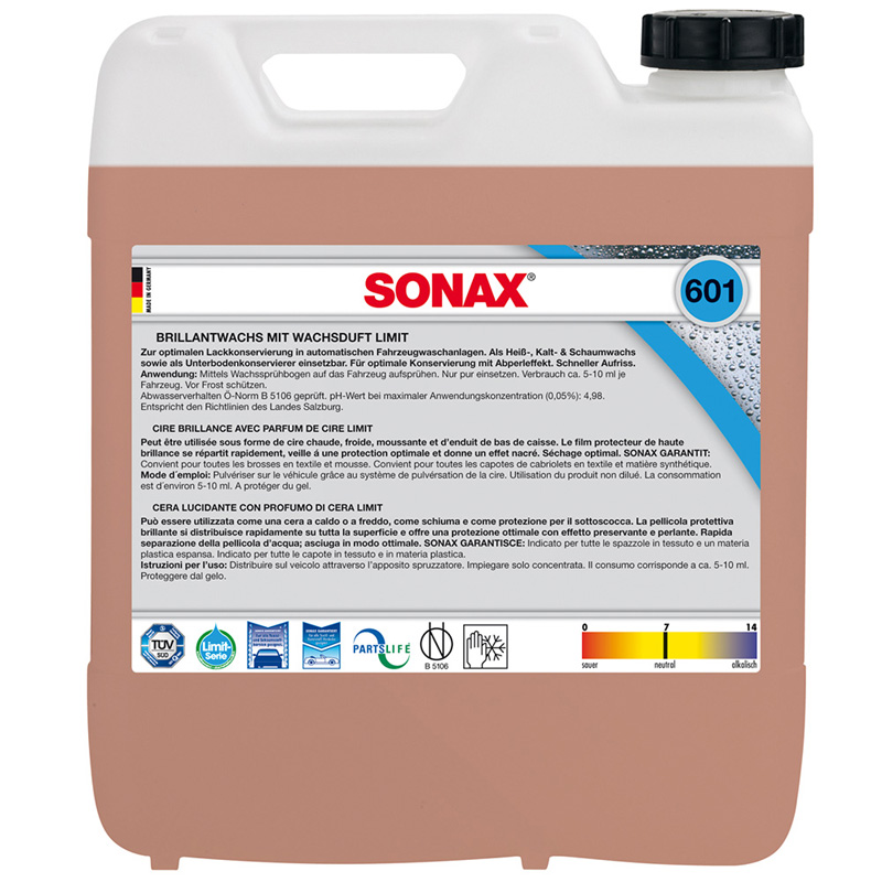Sonax 601.600 Limit Brilliant wax 10-Litre