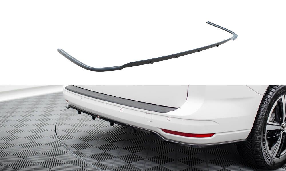 Diffuser passend voor VW Caddy MK5 Maxton Glans Zwart