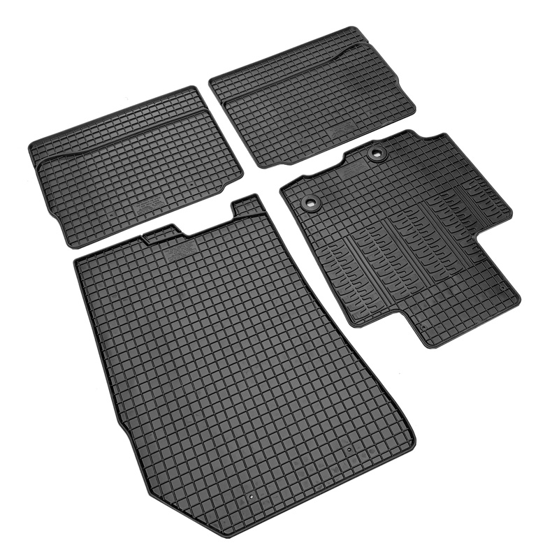 Rubber car mats set  Suzuki SX-4 S-Cross Hybrid 2020- (4-pieces + fixing system)